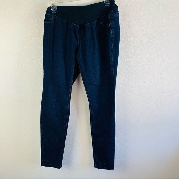 Indigo Blue Maternity Jeans - Picture 1 of 4